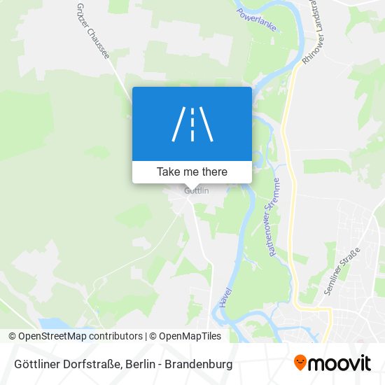 Göttliner Dorfstraße map