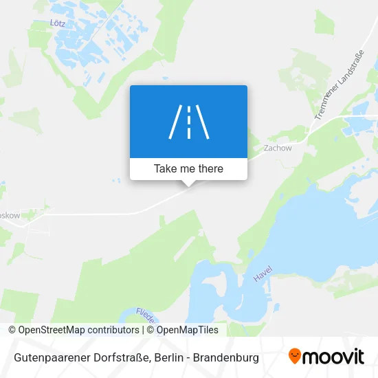 Карта Gutenpaarener Dorfstraße