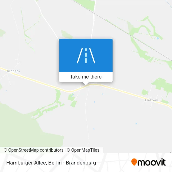Карта Hamburger Allee