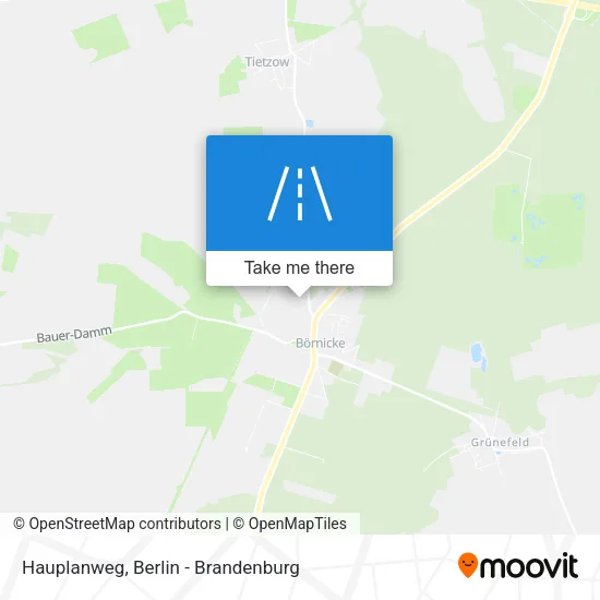 Карта Hauplanweg
