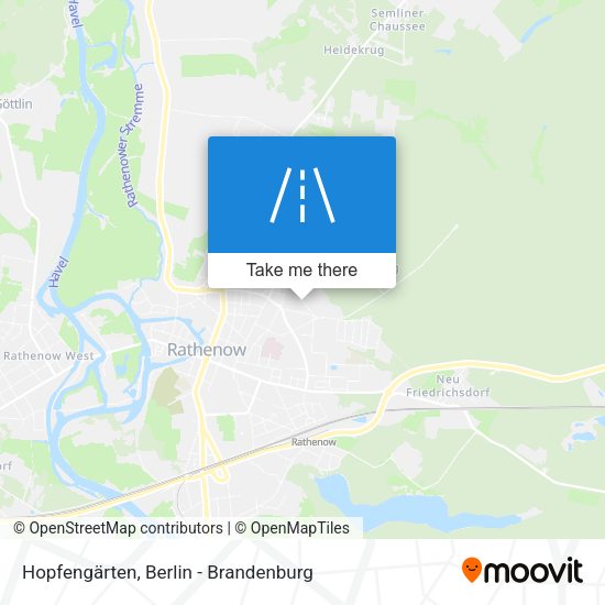 Hopfengärten map