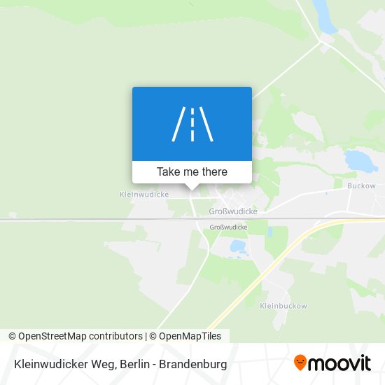 Kleinwudicker Weg map