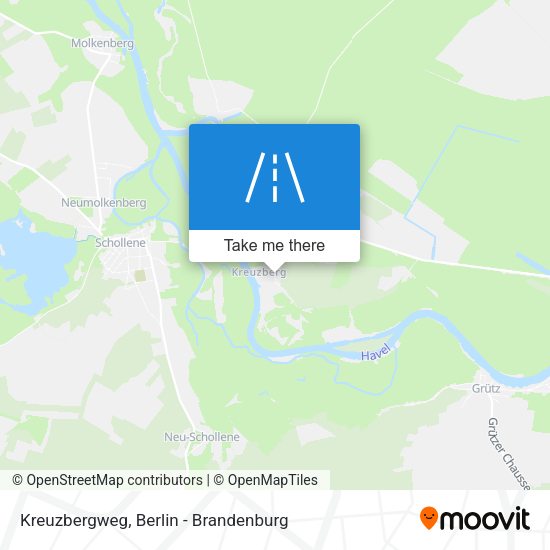 Kreuzbergweg map