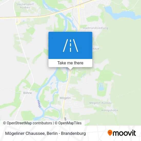 Карта Mögeliner Chaussee