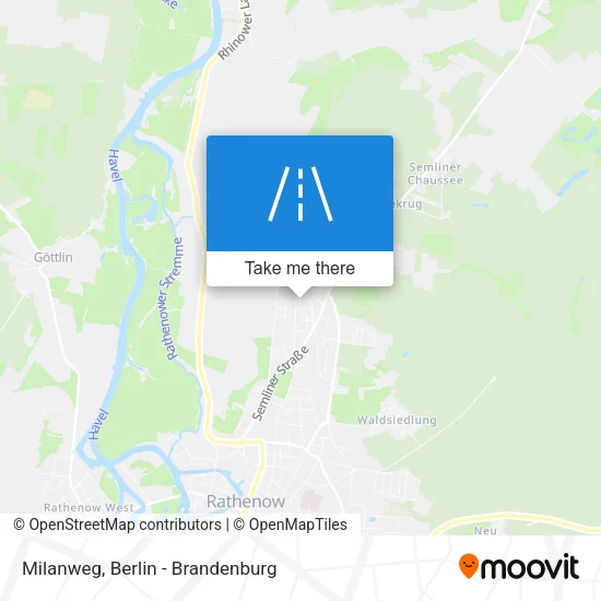 Карта Milanweg
