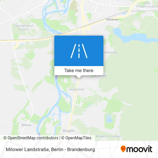 Карта Milower Landstraße