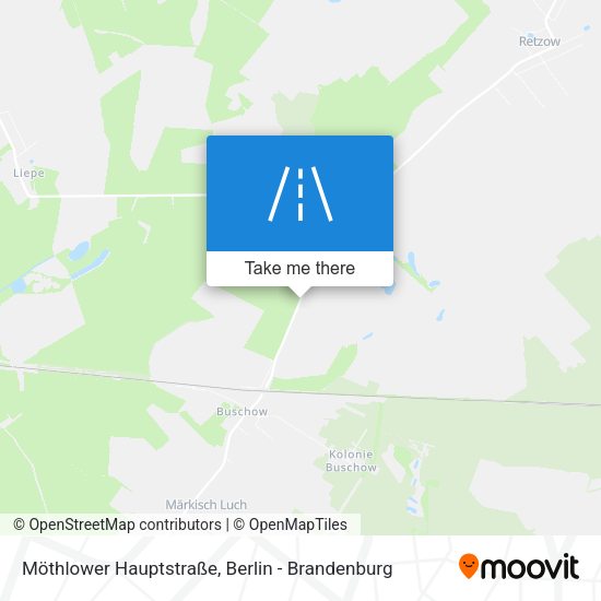 Möthlower Hauptstraße map