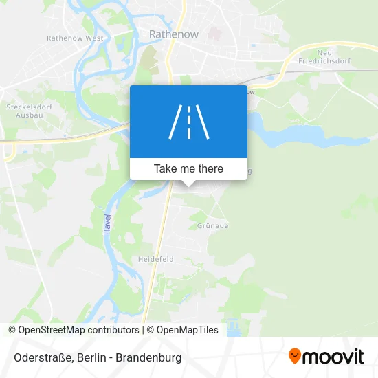 Oderstraße map