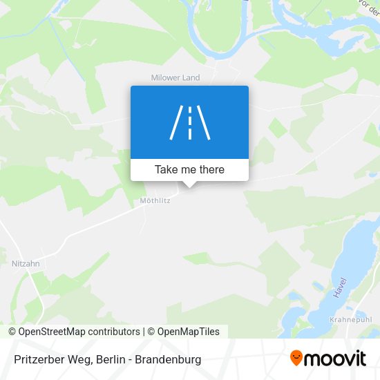 Pritzerber Weg map