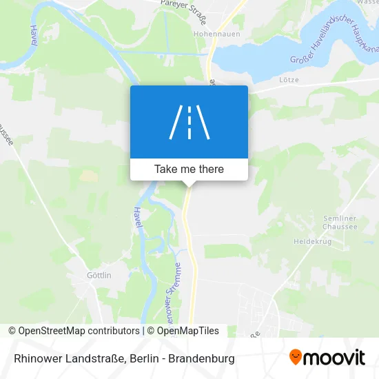 Карта Rhinower Landstraße
