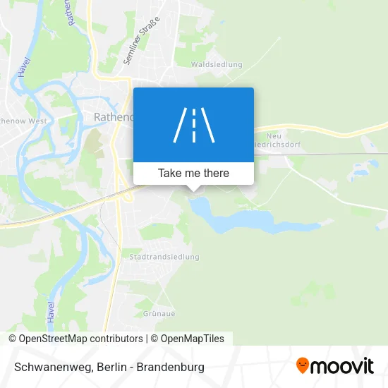 Карта Schwanenweg
