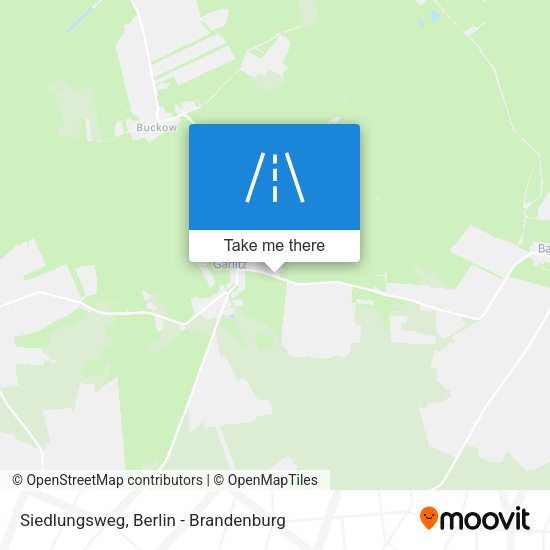 Siedlungsweg map