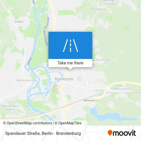 Карта Spandauer Straße