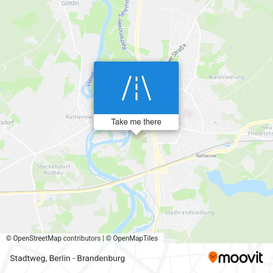 Карта Stadtweg