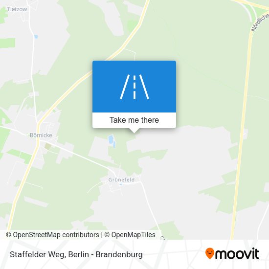 Staffelder Weg map