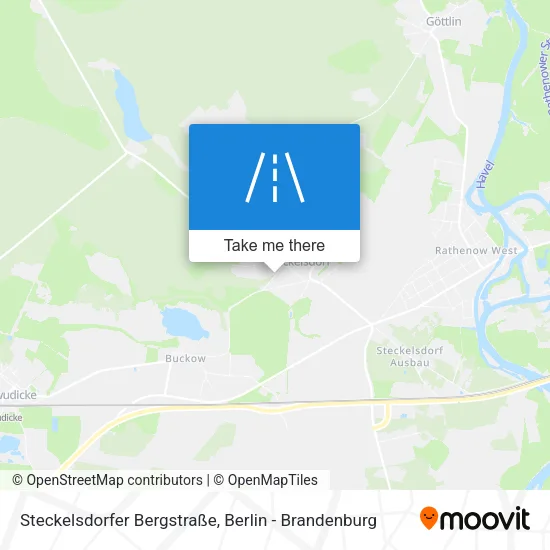 Карта Steckelsdorfer Bergstraße