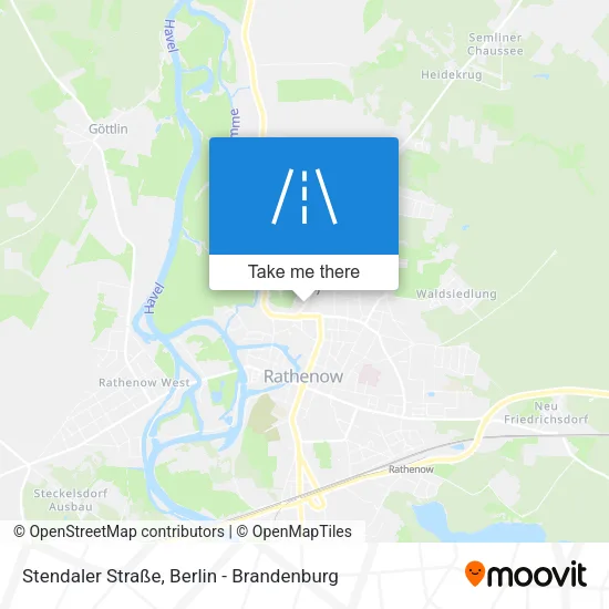Карта Stendaler Straße