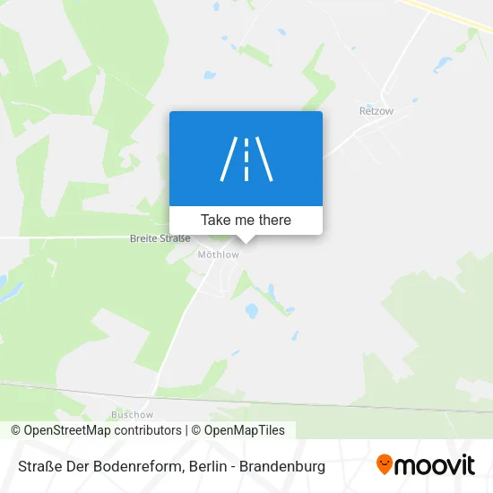 Карта Straße Der Bodenreform