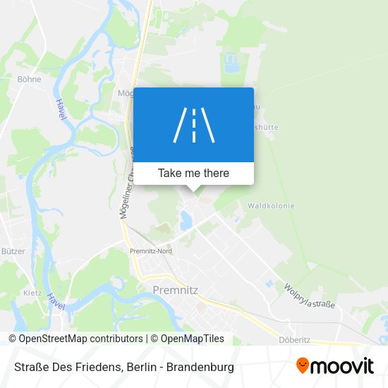 Straße Des Friedens map