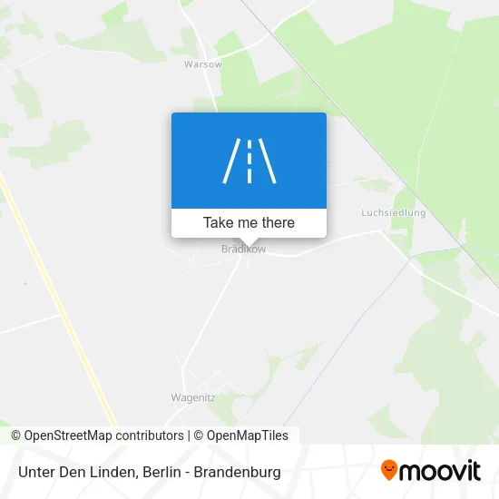 Карта Unter Den Linden