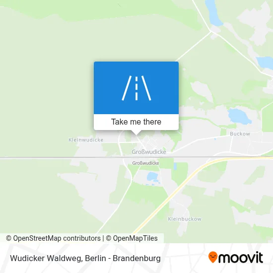 Wudicker Waldweg map