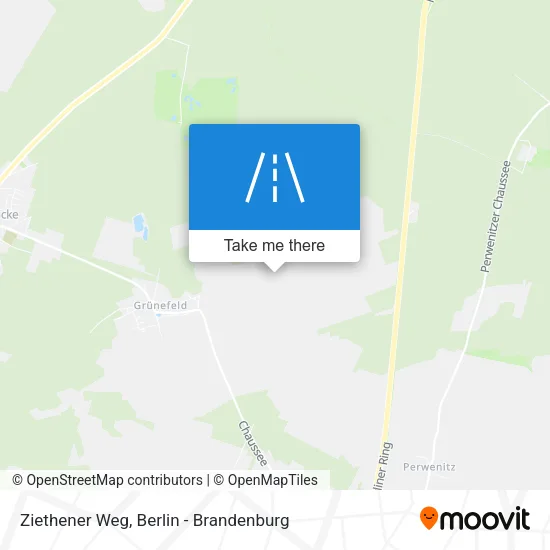 Карта Ziethener Weg