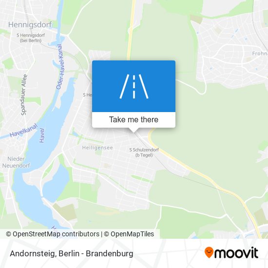 Andornsteig map