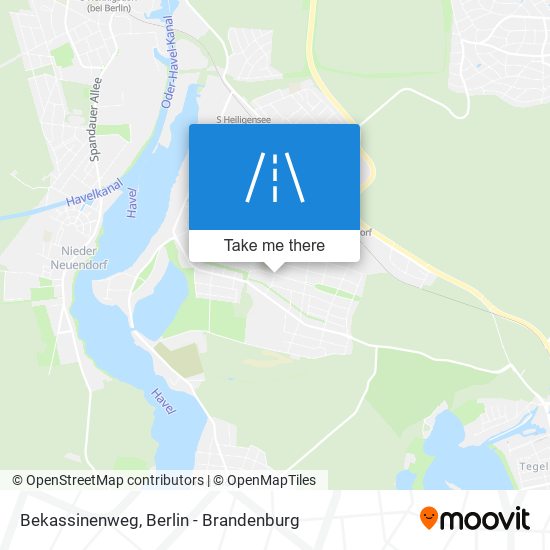 Bekassinenweg map