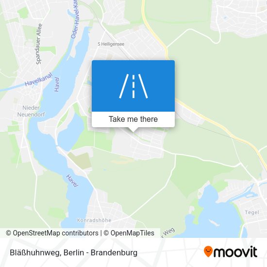 Bläßhuhnweg map