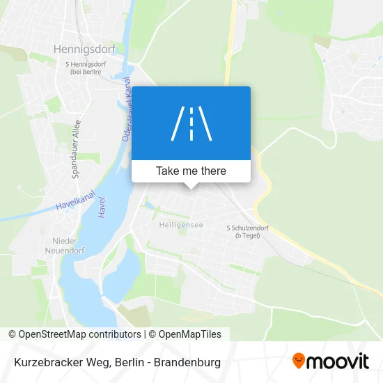 Карта Kurzebracker Weg