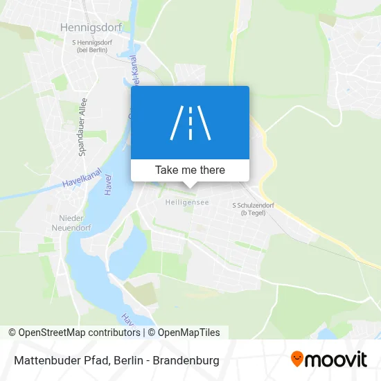 Mattenbuder Pfad map