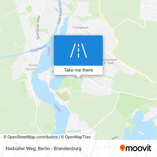 Карта Niebüller Weg