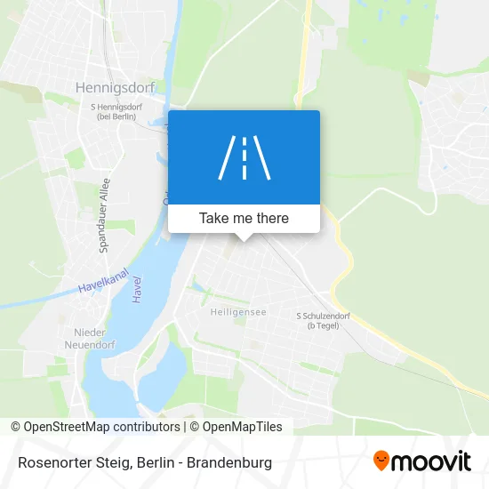 Rosenorter Steig map