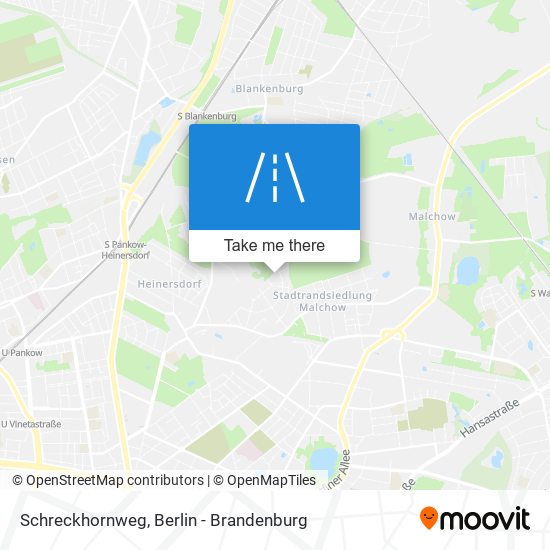 Schreckhornweg map
