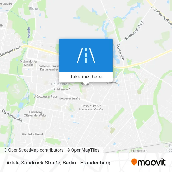 Карта Adele-Sandrock-Straße