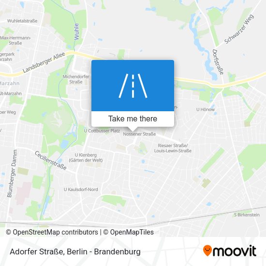 Adorfer Straße map
