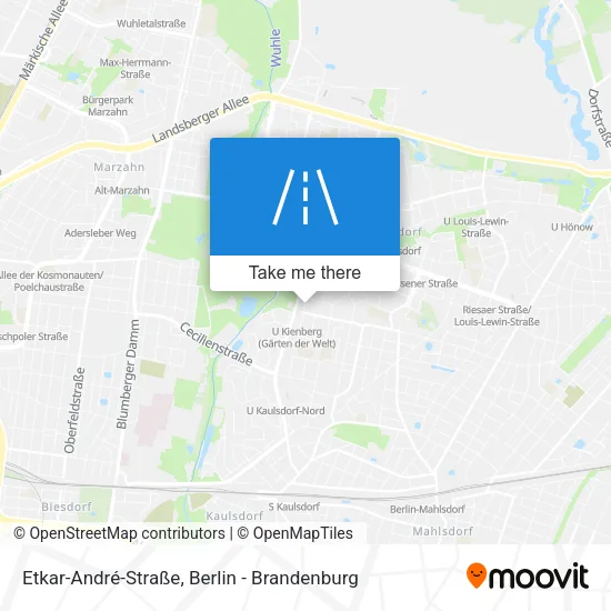 Карта Etkar-André-Straße