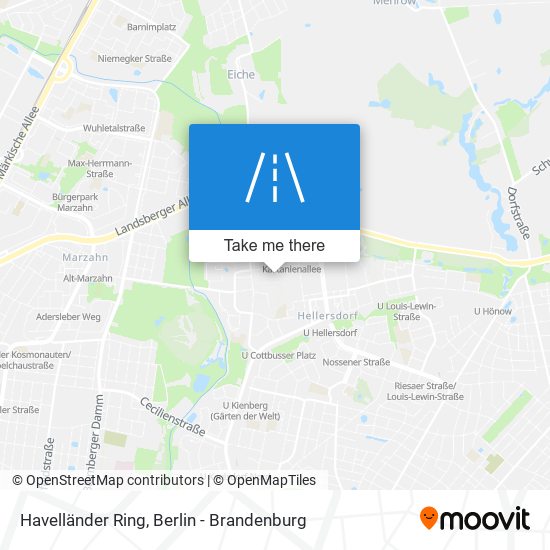 Havelländer Ring map