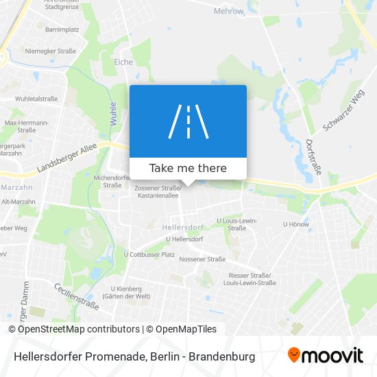 Hellersdorfer Promenade map