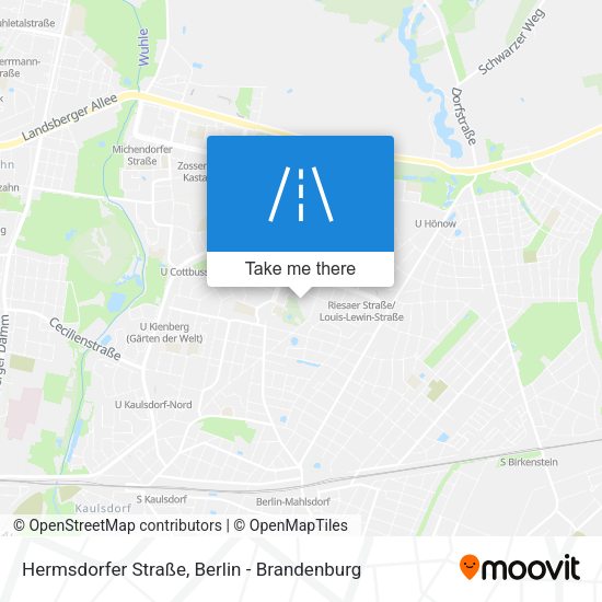 Hermsdorfer Straße map