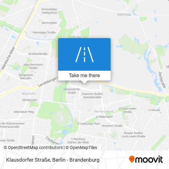 Klausdorfer Straße map