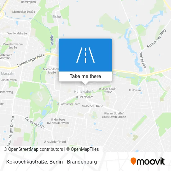 Карта Kokoschkastraße
