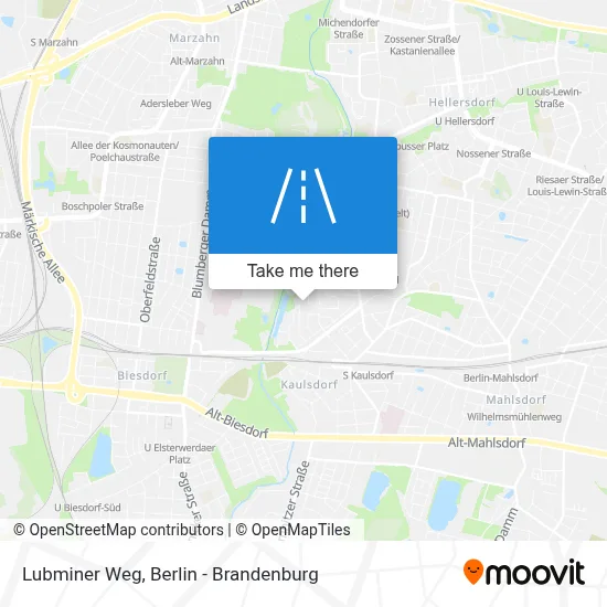 Lubminer Weg map