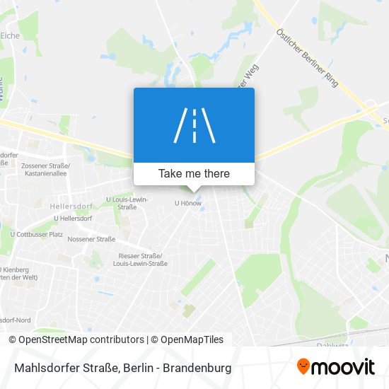 Карта Mahlsdorfer Straße