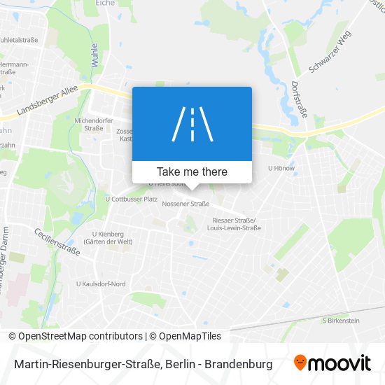Martin-Riesenburger-Straße map