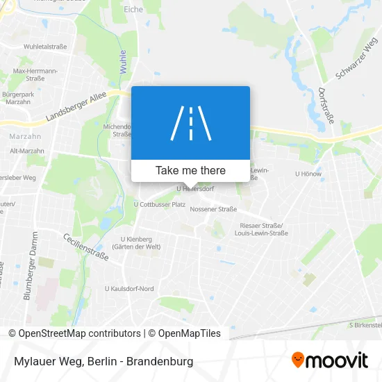 Карта Mylauer Weg
