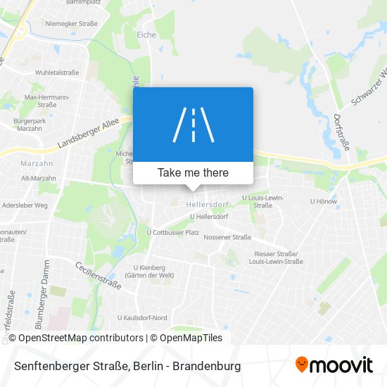 Senftenberger Straße map