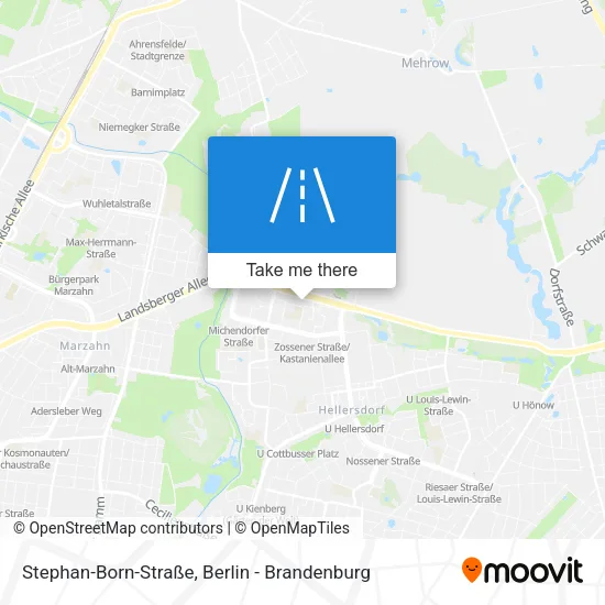 Карта Stephan-Born-Straße