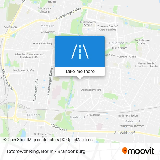 Карта Teterower Ring