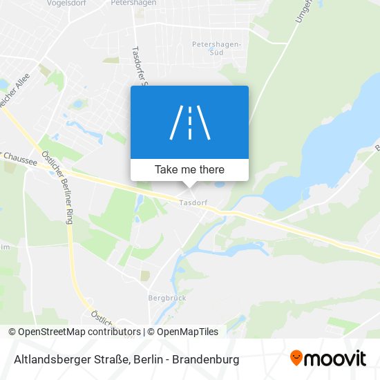 Altlandsberger Straße map
